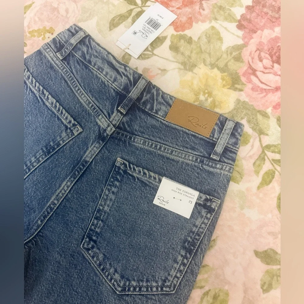 Rails NWT Topanga High Rise Straight Jeans - Picture 12 of 13